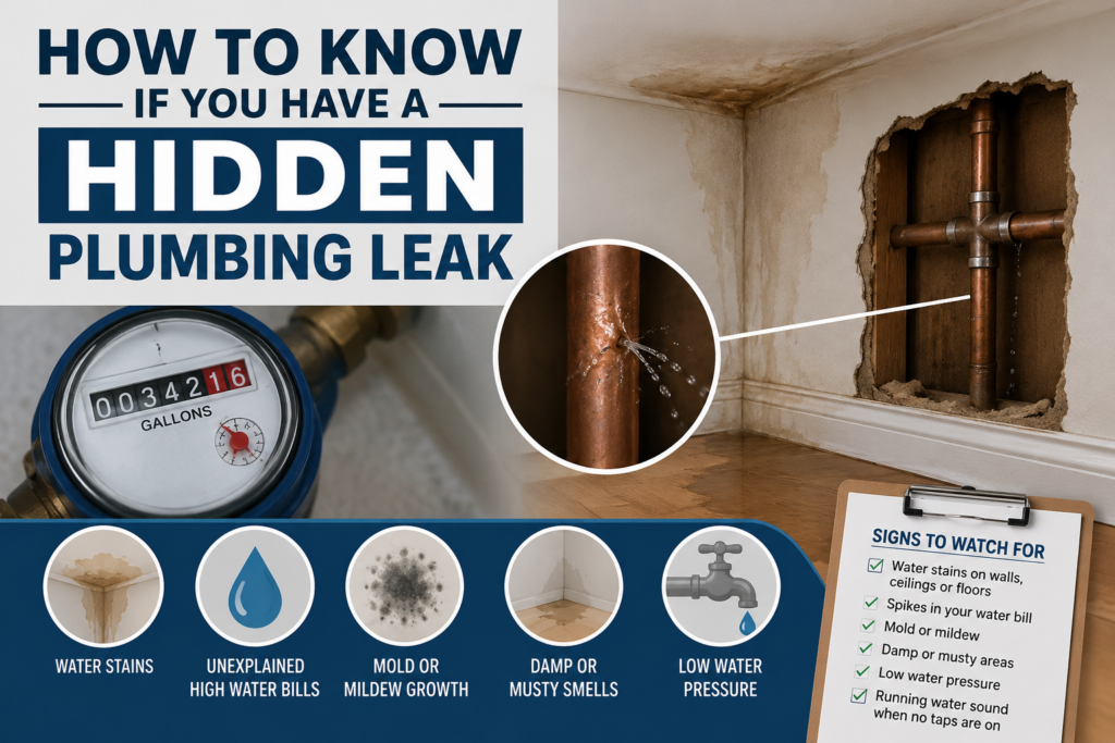How to Know if You Have a Hidden Plumbing Leak
